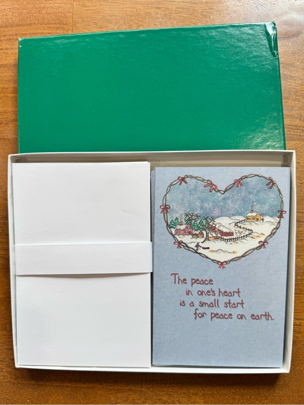Vintage 2007 USA Religious Fold Out Christmas Cards Guideposts Greetings in Box